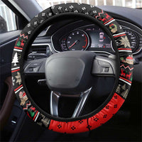 Sloth All I Want For Christmas Steering Wheel Cover Xmas Holiday Patterns - Wonder Print Shop