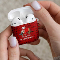 Sloth Chill Out Christmas AirPods Case Xmas Holiday Patterns - Wonder Print Shop