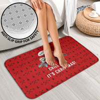 Sloth Chill Out Christmas Bathroom Set Xmas Holiday Patterns - Wonder Print Shop