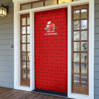 Sloth Chill Out Christmas Door Cover Xmas Holiday Patterns - Wonder Print Shop