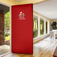 Sloth Chill Out Christmas Door Cover Xmas Holiday Patterns - Wonder Print Shop