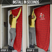 Sloth Chill Out Christmas Door Cover Xmas Holiday Patterns - Wonder Print Shop