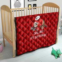 Sloth Chill Out Christmas Quilt Xmas Holiday Patterns - Wonder Print Shop