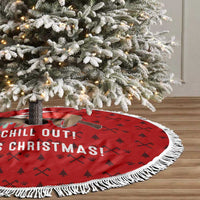 Sloth Chill Out Christmas Tree Skirt Xmas Holiday Patterns - Wonder Print Shop