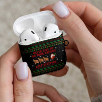 Sloth Keep Sleeping Christmas AirPods Case Xmas Holiday Patterns - Wonder Print Shop