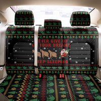 Sloth Keep Sleeping Christmas Back Car Seat Cover Xmas Holiday Patterns - Wonder Print Shop