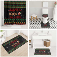 Sloth Keep Sleeping Christmas Bathroom Set Xmas Holiday Patterns - Wonder Print Shop