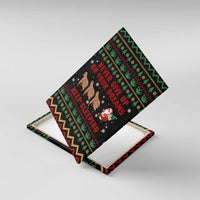 Sloth Keep Sleeping Christmas Canvas Wall Art Xmas Holiday Patterns - Wonder Print Shop