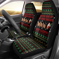 Sloth Keep Sleeping Christmas Car Seat Cover Xmas Holiday Patterns - Wonder Print Shop