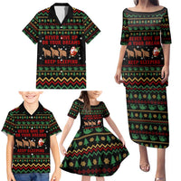Sloth Keep Sleeping Christmas Family Matching Puletasi and Hawaiian Shirt Xmas Holiday Patterns - Wonder Print Shop