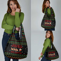 Sloth Keep Sleeping Christmas Grocery Bag Xmas Holiday Patterns - Wonder Print Shop