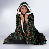 Sloth Keep Sleeping Christmas Hooded Blanket Xmas Holiday Patterns - Wonder Print Shop