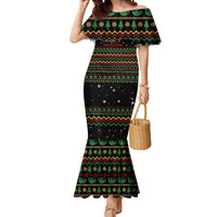 Sloth Keep Sleeping Christmas Mermaid Dress Xmas Holiday Patterns - Wonder Print Shop