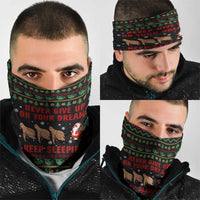 Sloth Keep Sleeping Christmas Neck Gaiter Xmas Holiday Patterns - Wonder Print Shop