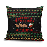 Sloth Keep Sleeping Christmas Pillow Cover Xmas Holiday Patterns - Wonder Print Shop