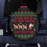 Sloth Keep Sleeping Christmas Spare Tire Cover Xmas Holiday Patterns - Wonder Print Shop