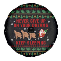 Sloth Keep Sleeping Christmas Spare Tire Cover Xmas Holiday Patterns - Wonder Print Shop