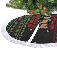 Sloth Keep Sleeping Christmas Tree Skirt Xmas Holiday Patterns - Wonder Print Shop