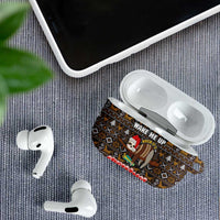 Sloth Wake Me Up Christmas AirPods Case Xmas Holiday Patterns - Wonder Print Shop