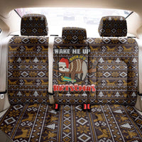 Sloth Wake Me Up Christmas Back Car Seat Cover Xmas Holiday Patterns - Wonder Print Shop