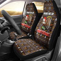 Sloth Wake Me Up Christmas Car Seat Cover Xmas Holiday Patterns - Wonder Print Shop