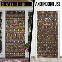 Sloth Wake Me Up Christmas Door Cover Xmas Holiday Patterns - Wonder Print Shop