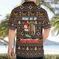 Sloth Wake Me Up Christmas Hawaiian Shirt Xmas Holiday Patterns - Wonder Print Shop