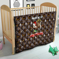 Sloth Wake Me Up Christmas Quilt Xmas Holiday Patterns - Wonder Print Shop