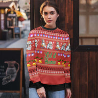 Snowman Let It Snow Christmas Ugly Christmas Sweater Xmas Holiday Patterns - Wonder Print Shop