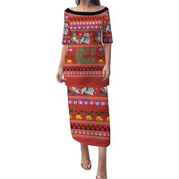 Snowman Let It Snow Christmas Puletasi Xmas Holiday Patterns - Wonder Print Shop