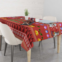 Snowman Let It Snow Christmas Tablecloth Xmas Holiday Patterns - Wonder Print Shop
