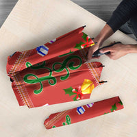 Snowman Let It Snow Christmas Umbrella Xmas Holiday Patterns - Wonder Print Shop