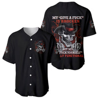 My 'give A F' Is Broken Baseball Jersey - Wonder Print Shop