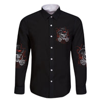 My 'give A F' Is Broken Family Matching Off Shoulder Long Sleeve Dress and Hawaiian Shirt - Wonder Print Shop