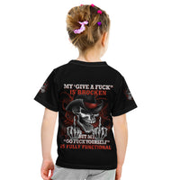 My 'give A F' Is Broken Kid T Shirt - Wonder Print Shop