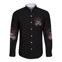 My 'give A F' Is Broken Long Sleeve Button Shirt - Wonder Print Shop