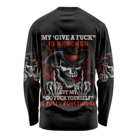 My 'give A F' Is Broken Long Sleeve Shirt - Wonder Print Shop