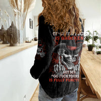 My 'give A F' Is Broken Women Casual Shirt - Wonder Print Shop
