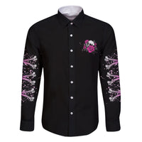 I'm A B Don't Try Me Rose Skull Family Matching Short Sleeve Bodycon Dress and Hawaiian Shirt - Wonder Print Shop