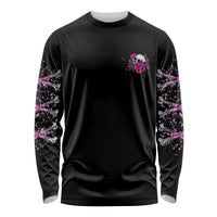 I'm A B Don't Try Me Rose Skull Long Sleeve Shirt - Wonder Print Shop