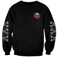 I'm A B Don't Try Me Rose Skull Sweatshirt - Wonder Print Shop
