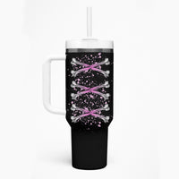 I'm A B Don't Try Me Rose Skull Tumbler With Handle - Wonder Print Shop