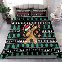 Funny Dabbing Gingerbread Holiday Party Jumper Bedding Set Xmas Holiday Patterns - Wonder Print Shop