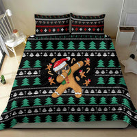 Funny Dabbing Gingerbread Holiday Party Jumper Bedding Set Xmas Holiday Patterns - Wonder Print Shop