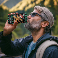 Funny Dabbing Gingerbread Holiday Party Jumper 4 in 1 Can Cooler Tumbler Xmas Holiday Patterns - Wonder Print Shop