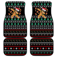 Funny Dabbing Gingerbread Holiday Party Jumper Car Mats Xmas Holiday Patterns - Wonder Print Shop