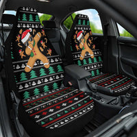 Funny Dabbing Gingerbread Holiday Party Jumper Car Seat Cover Xmas Holiday Patterns - Wonder Print Shop