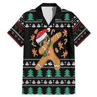 Funny Dabbing Gingerbread Holiday Party Jumper Family Matching Mermaid Dress and Hawaiian Shirt Xmas Holiday Patterns - Wonder Print Shop