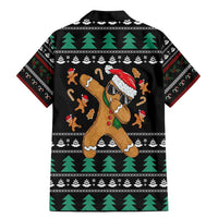 Funny Dabbing Gingerbread Holiday Party Jumper Family Matching Mermaid Dress and Hawaiian Shirt Xmas Holiday Patterns - Wonder Print Shop