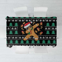Funny Dabbing Gingerbread Holiday Party Jumper Tablecloth Xmas Holiday Patterns - Wonder Print Shop